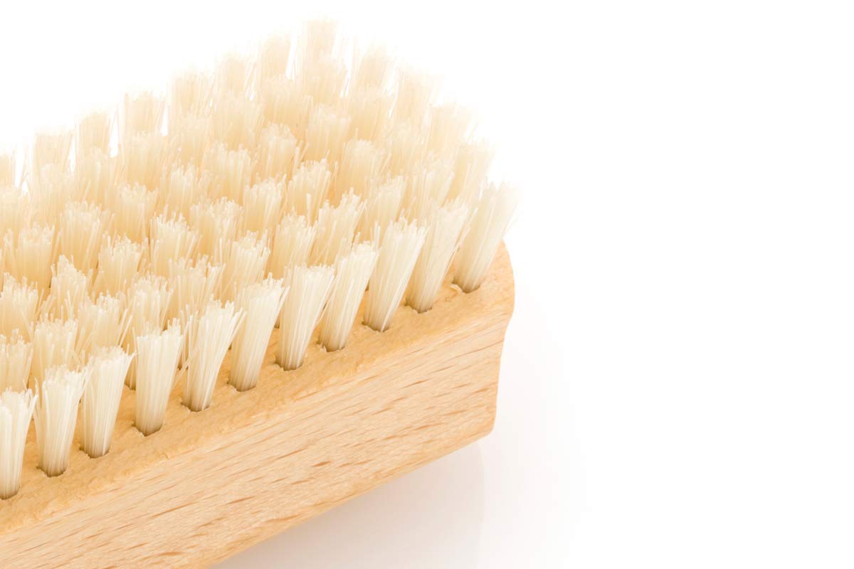 REMOS Spazzola per mani e unghie con setole naturale in legno di faggio