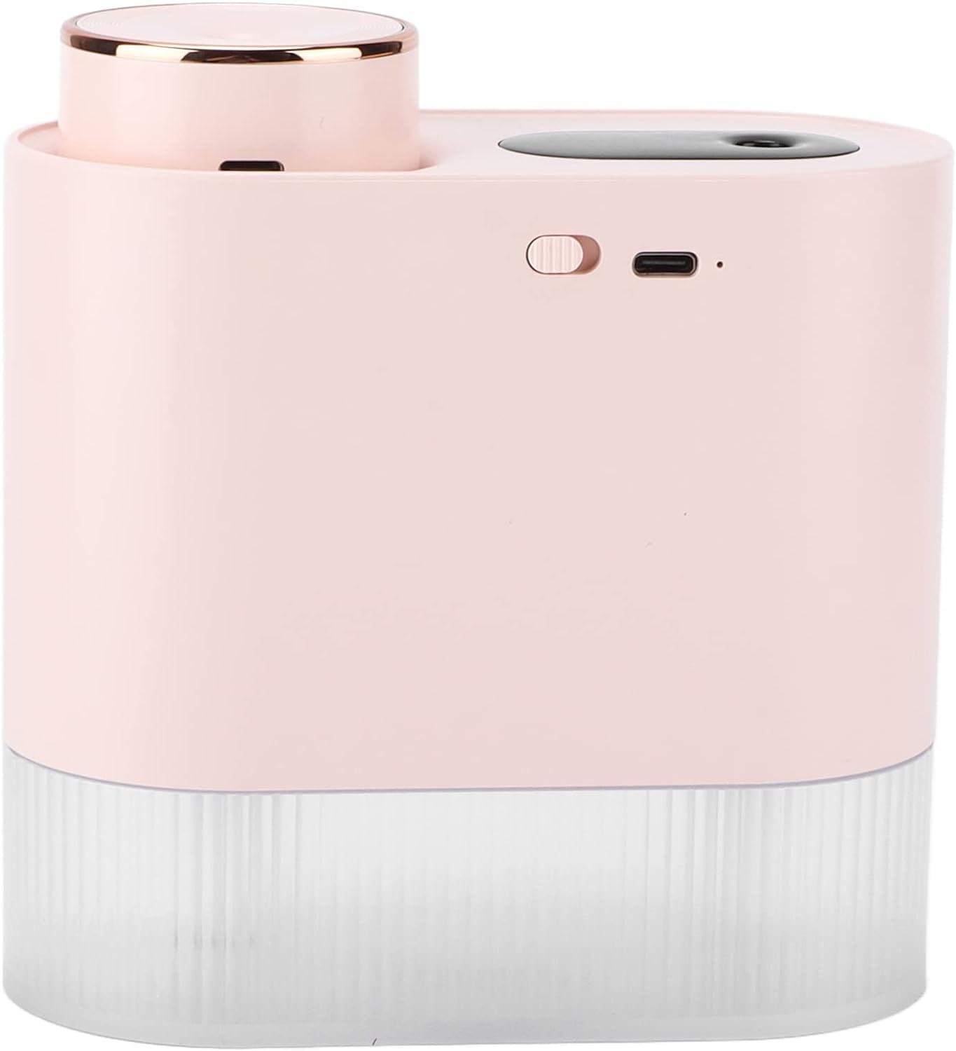 Domésticos Humidificador de Aire Mini humidificador de 450 ml Humidificador de Doble pulverización de Alta Capacidad con luz for Dormitorio Oficina Rosa