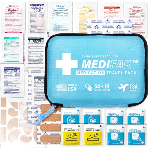 EVERLIT CARE Travel Essential Medicine Kit