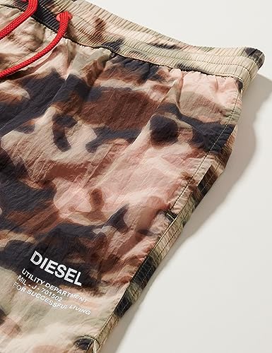 Diesel BMBX-Nico bañador de dos piezas para hombre en color negro ajustable 2