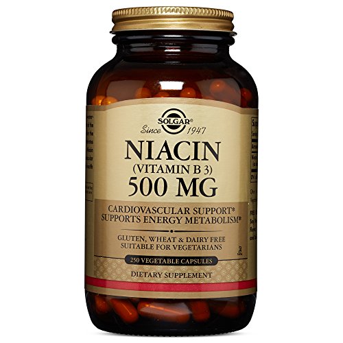 Solgar - Niacin (Vitamin B3) 500 mg, 250 Vegetable Capsules