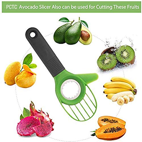 3 In 1 Avocado Slicer | Avocado Cutter Tool | Avocado Slicer Seed Remover | Multifunctional Avocado Peeler With Grip Handle And Avocado Keeper Suitable For Fruit | 1 Beer Bottle Opener #TOP4