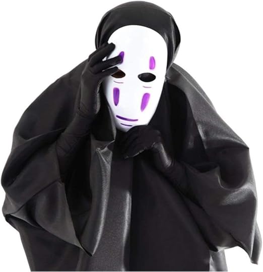 Amazon Seap カオナシ コスプレ ハロウィン 仮装 衣装 お面 手袋の３点セット コスプレ 仮装 通販