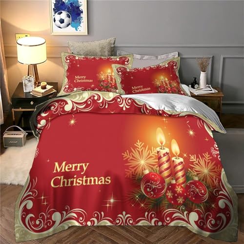 Housse de couette Noël zippée fini la corvée du lit simple - 6