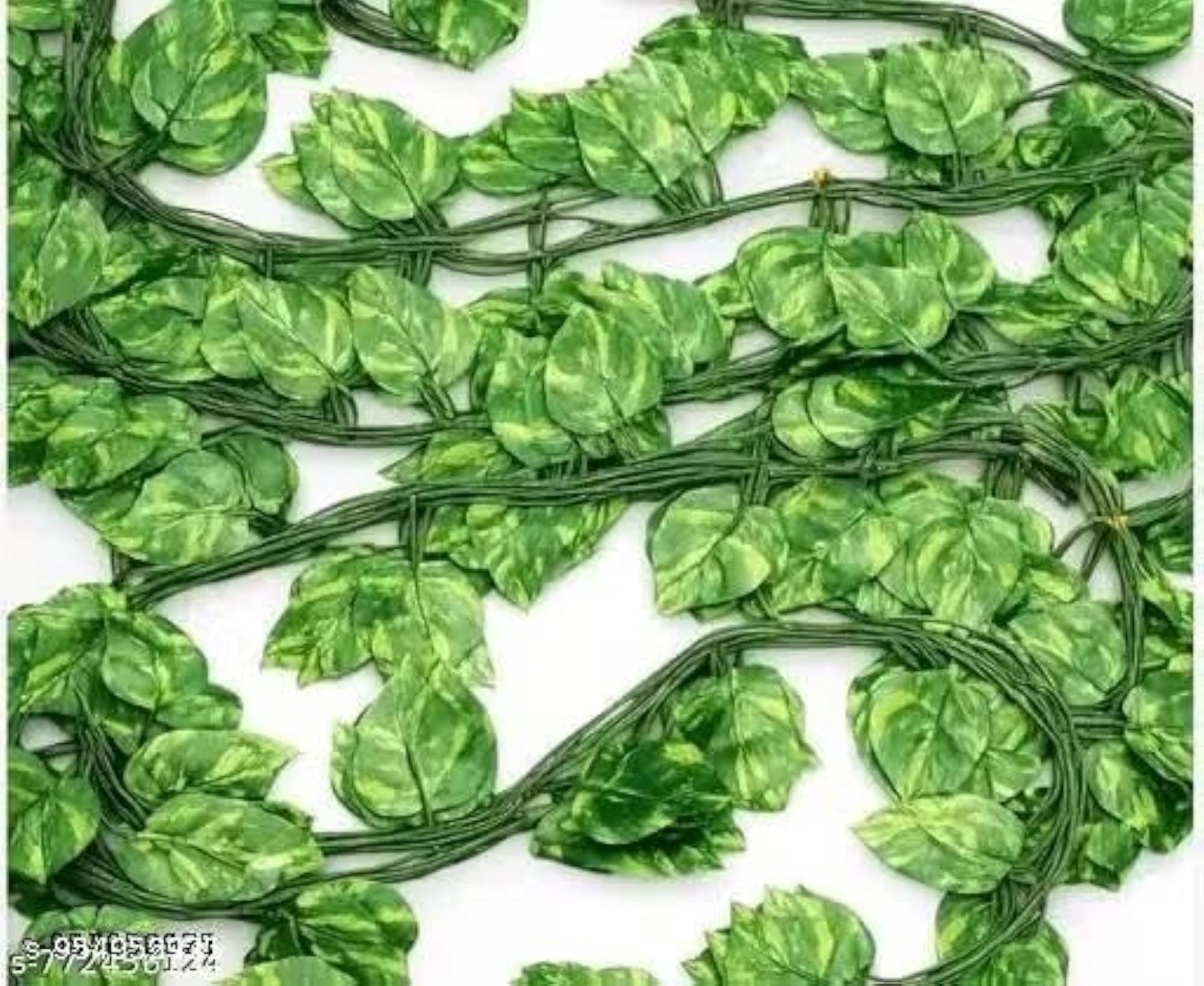 Artificial Green Ivy Leaf Wall Trellis Decoration, 8 Feet