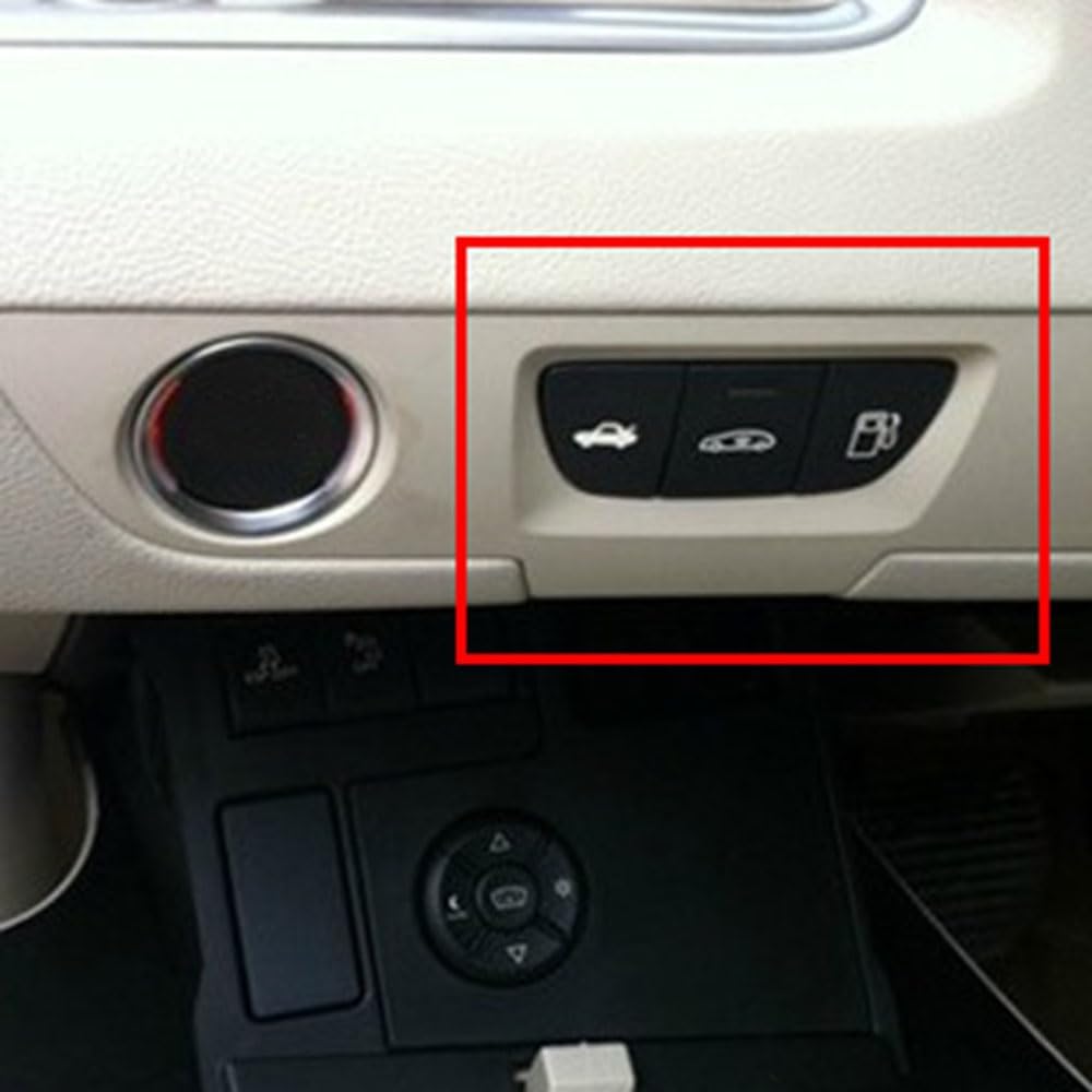 EUPLI Car Fuel Tank Cap Button Start Stop Backup Trunk Luggage Switch for Peugeot 508 508SW 96752854XT