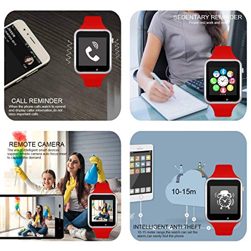 Bluetooth Smart Watch With Built In Camera, Gsm Phone Watch For Samsung Nexus Htc Sony And Other Android Smartphones (Pink) #TOP2