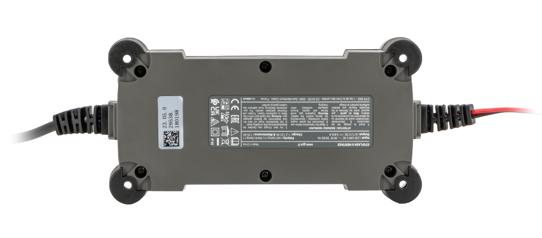 GYS Auto Chargeur de batterie pour Voiture Camions Moto Capacité de batterie À partir de 1,2Ah 029538