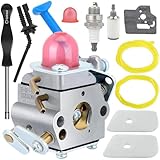Kizut 128CD Carburetor for Husqvarna 128LD 128L 128C 128CD 128LDX 128R 128RJ 128DJX String Trimmer Brush Cutter Replace C1Q-W40A 545081848