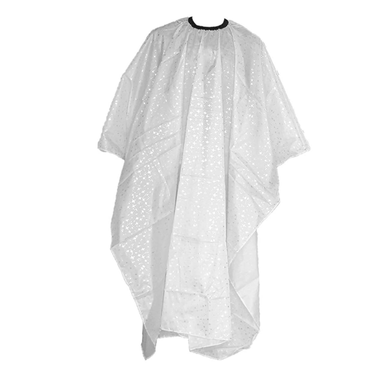DOITOOL 3pezzi Mantello Da Parrucchiere Con Stelle Bianche Grembiule Per Taglio e Acconciature Adatto e Adulti Materiale Leggero e Facile Da Pulire