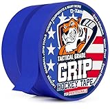 D-Xam Hockey Tape Blue Grip Tape - 2 Roll Strong Multipurpose Adhesive Goon Tapes, 1 Inch - for Sports, Pullup Bars, Lacrosse, Handles, Tools