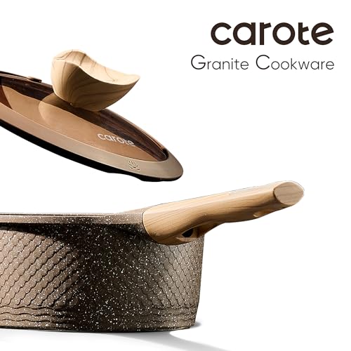 CAROTE 26PCS Pots and Pans Set Non Stick, Cookware Set Pots and Pans Induction Cook Ware, Nonstick Kitchen Cooking, PFOA Free