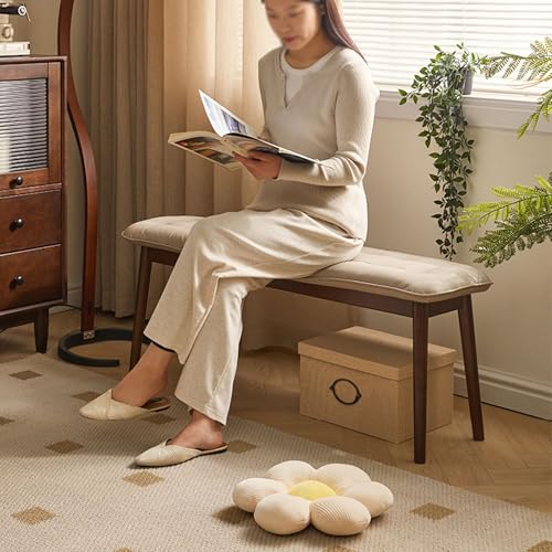 Banc en bois de style campagnard compact pour optimiser une chambre étroite - 6