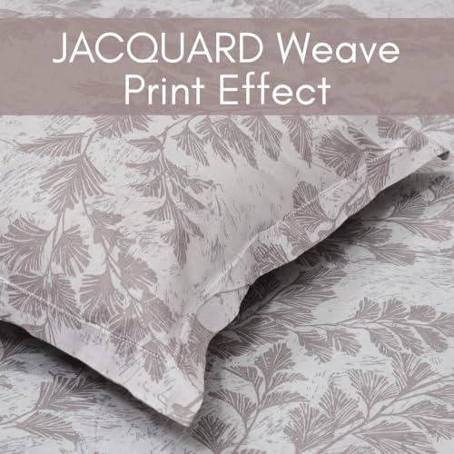 Image of Mafatlal 186 Tc Corsica Pure Cotton Bedsheet King Size | 274 X 274 Cm | Summer Comfortable Sabana for Soft Comfortable Sleep | Includes 2 Pillow Covers | Grey Illusions