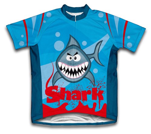 ScudoPro Shark Short Sleeve Cycling Jersey for Men - Size M