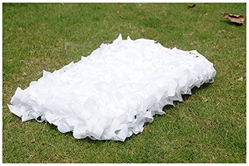 Y&J Tarnnetz Weiß Sichtschutz 2x3m 2x4m 3x3m 3x4m 3x5m 3x6m, Auto Schattennetz Garten, Für Camping Segeln Halloween… – Bild 6