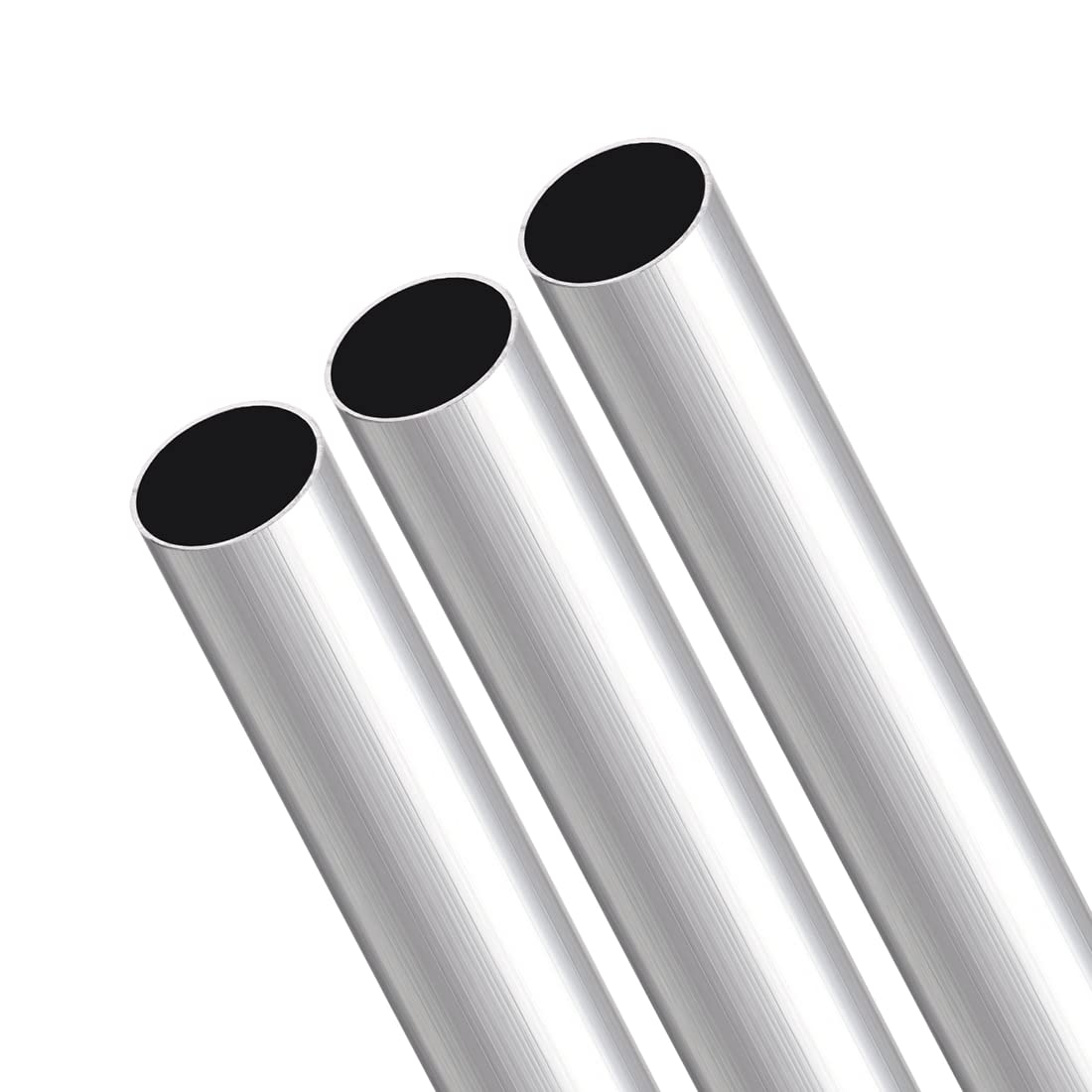 1/4 Tubing Uxcell 6063 Aluminum Round Tubes 3-Pack - 16mm OD 13mm ID ...