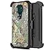 Customerfirst Designed for Motorola G9 Play 6.5 inch (2020) Case, Moto E7 Plus Case, Moto G9 Case, G9 Play [Built-in Screen Protector] Holster Belt Swivel Clip Kickstand Heavy Duty Case (Camo)