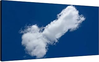 Canvas Wall Art for Living Room Bedroom Sex imagination Penis cloud the sky Big Large Wall Art Decor Framed Painting Wall Pictures Prints Artwork Office
