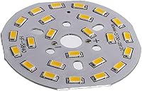 Vista 5 de Bettomshin Módulo de chip LED, tablero de aluminio, 12W 300mA blanco cálido 3000K lámpara de reflector de alta potencia, 2.56 pulgadas de diámetro