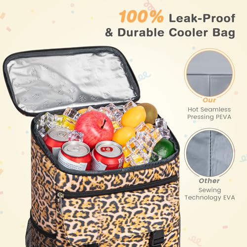 Image of Backpack Cooler - 30 Cans Insulated Cooler Backpack for Men & Women