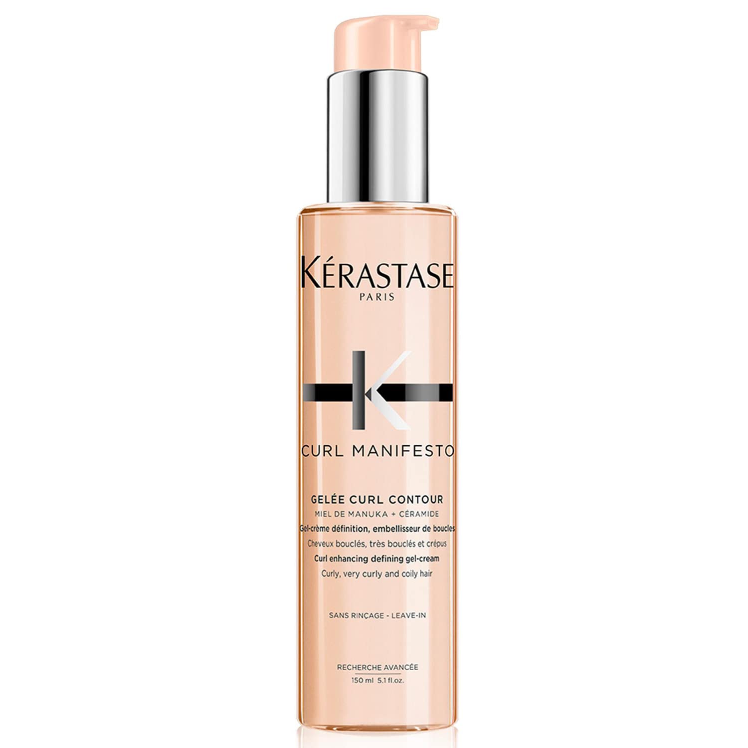 Kérastase Haaröl für krauses und frizziges Haar, Feuchtigkeitspflege und Hitzeschutz, Huile Sublime Repair Öl, Curl Manifesto, 50 ml