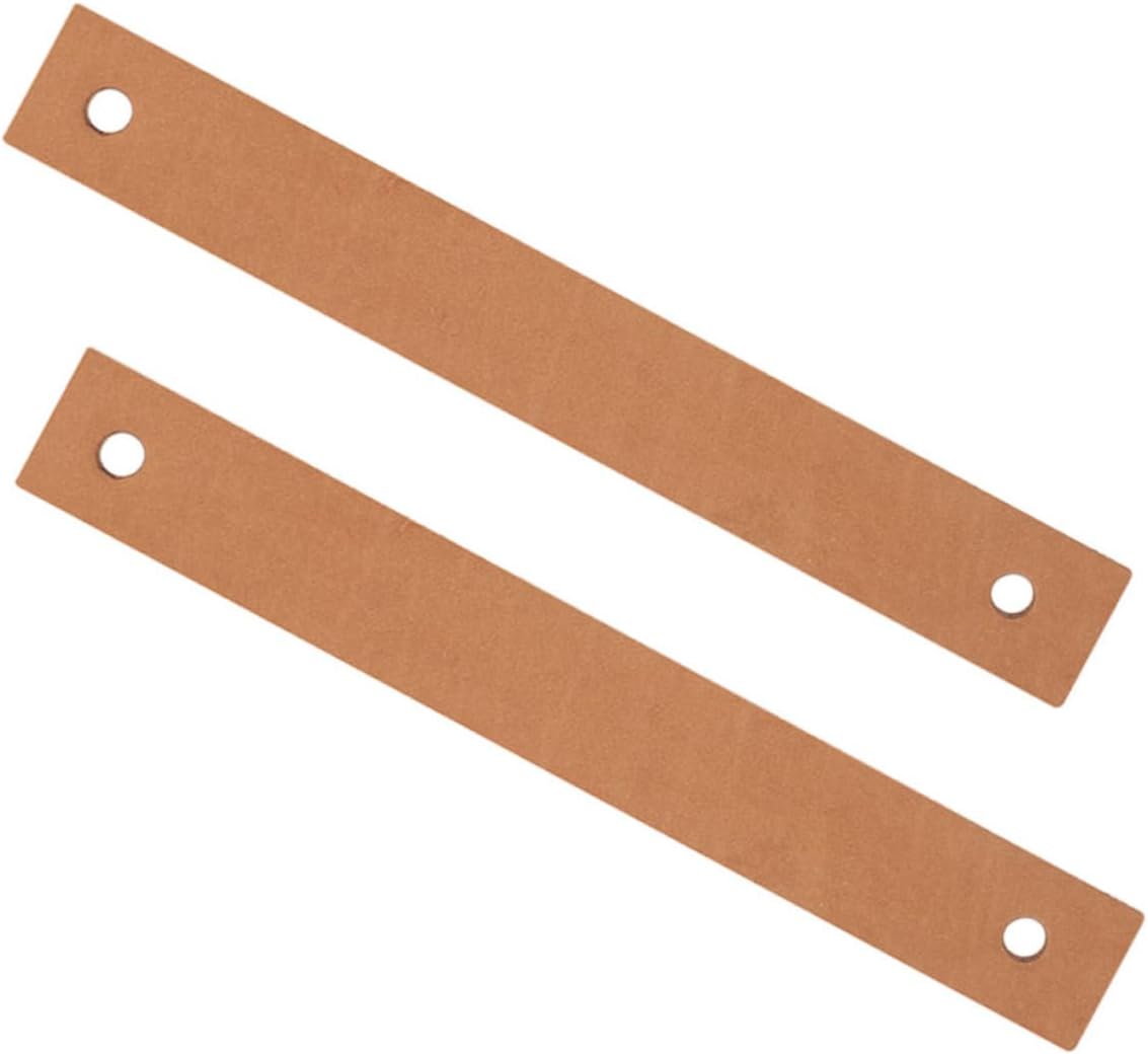 2pcs Brake Pads for Exercise Bikes Quiet Braking Easy Installation Fitness Equipment Accessories Durable Replacement for Road Brown