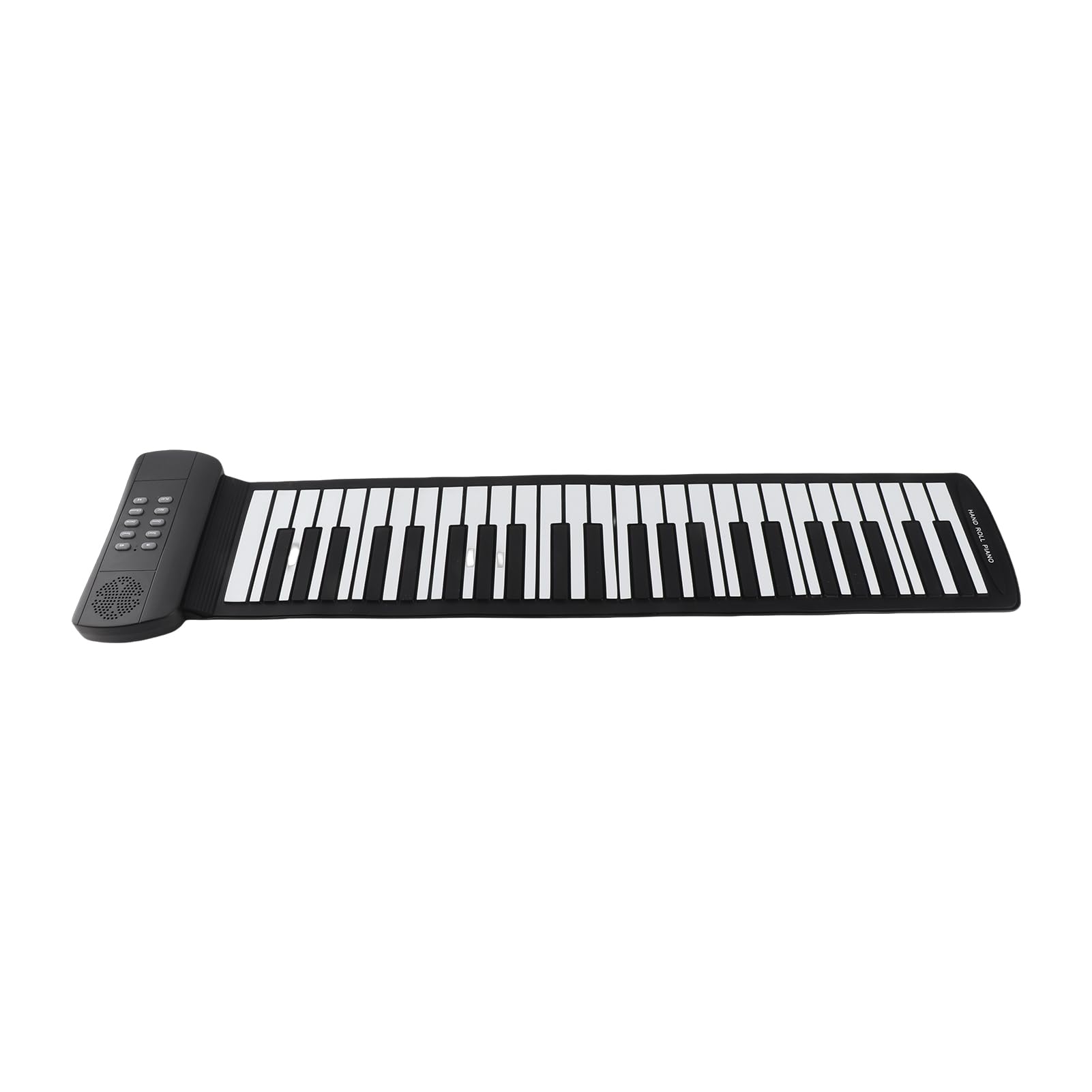 Roll-Piano Silikon-Tastatur, 49 oder 61 Tasten, Faltbares Keyboard mit Stereo-Lautsprecher, 16 Instrumente, 6 Demo-Songs, Aufnahme & Sustain-Funktion, für Kinder & Anfänger (49