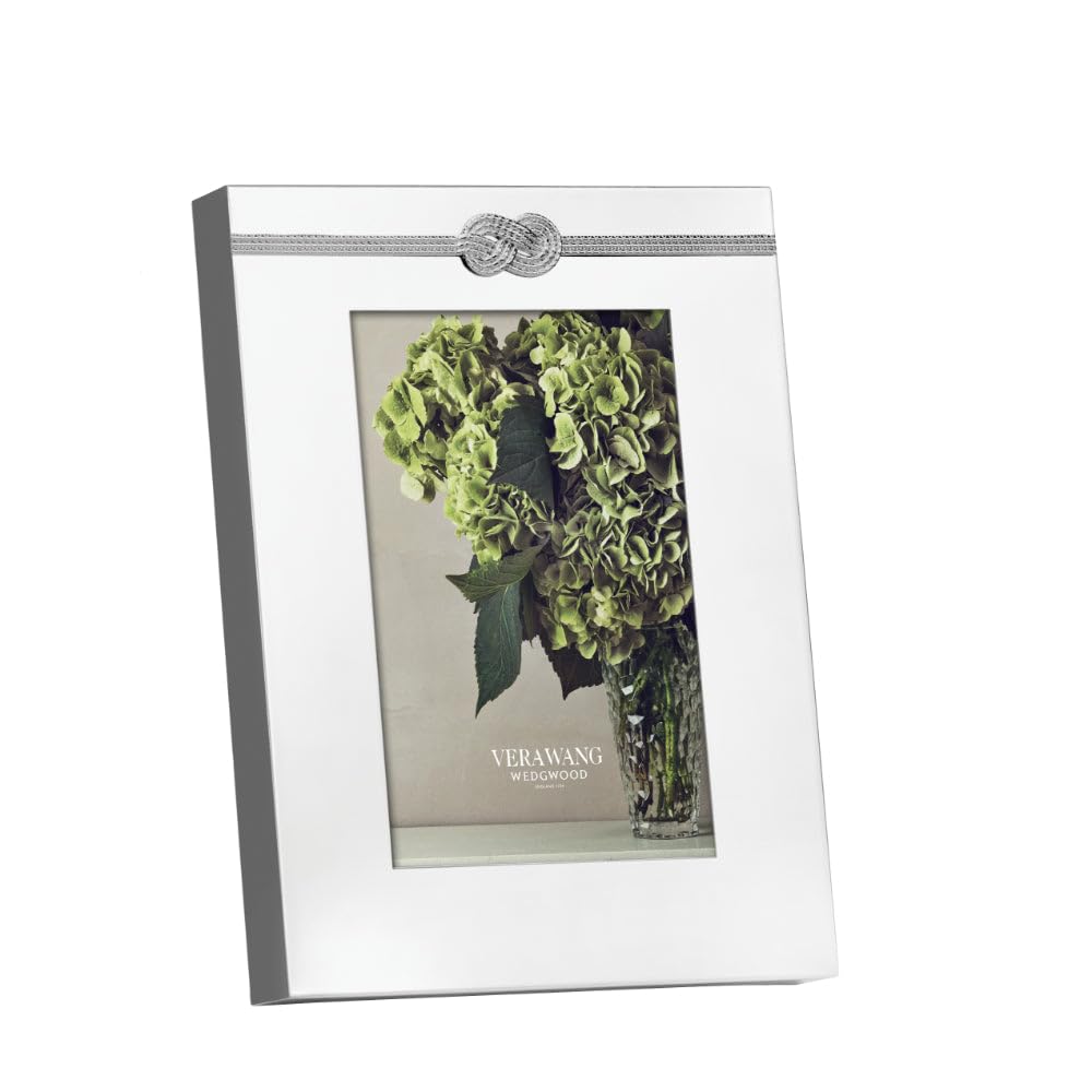 Wedgwood Silver Vera Wang Infinity Photo Frame 4X6in,