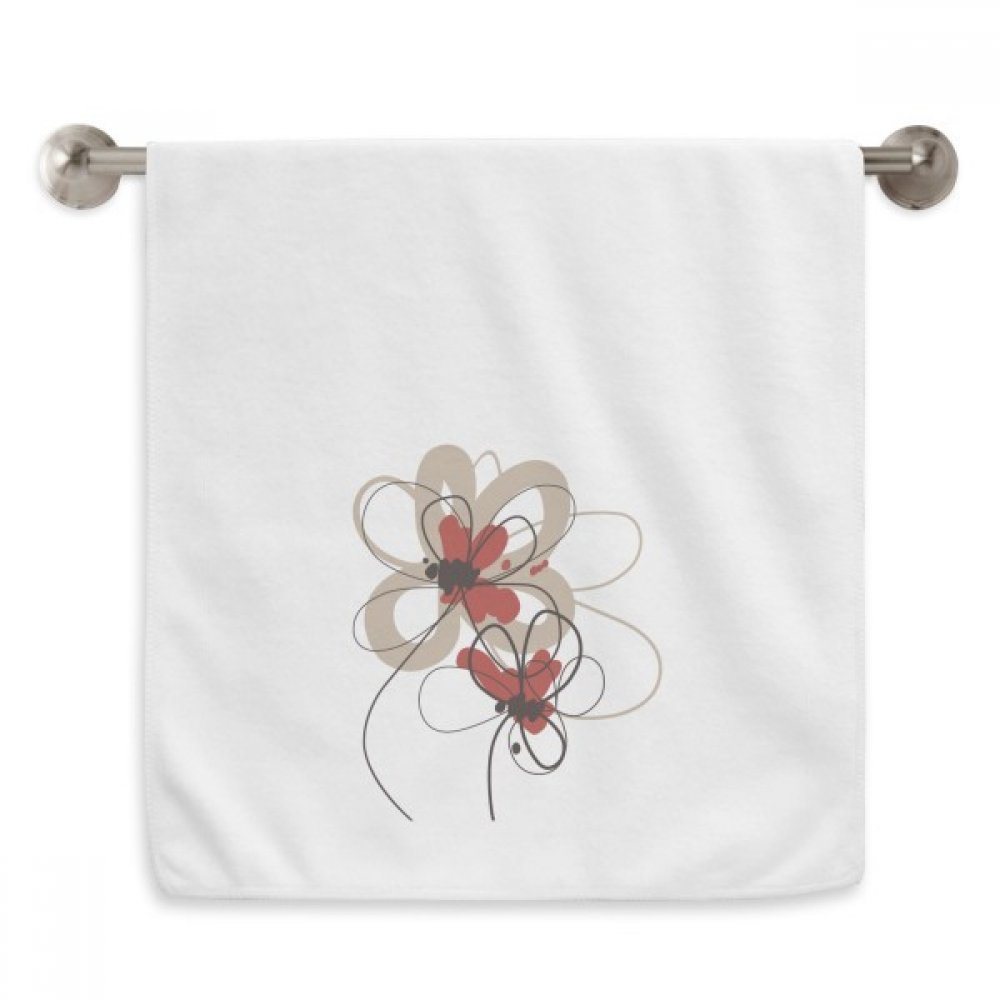 Serviettes moelleuses pavot et diadème linge de toilette blanc de prestige