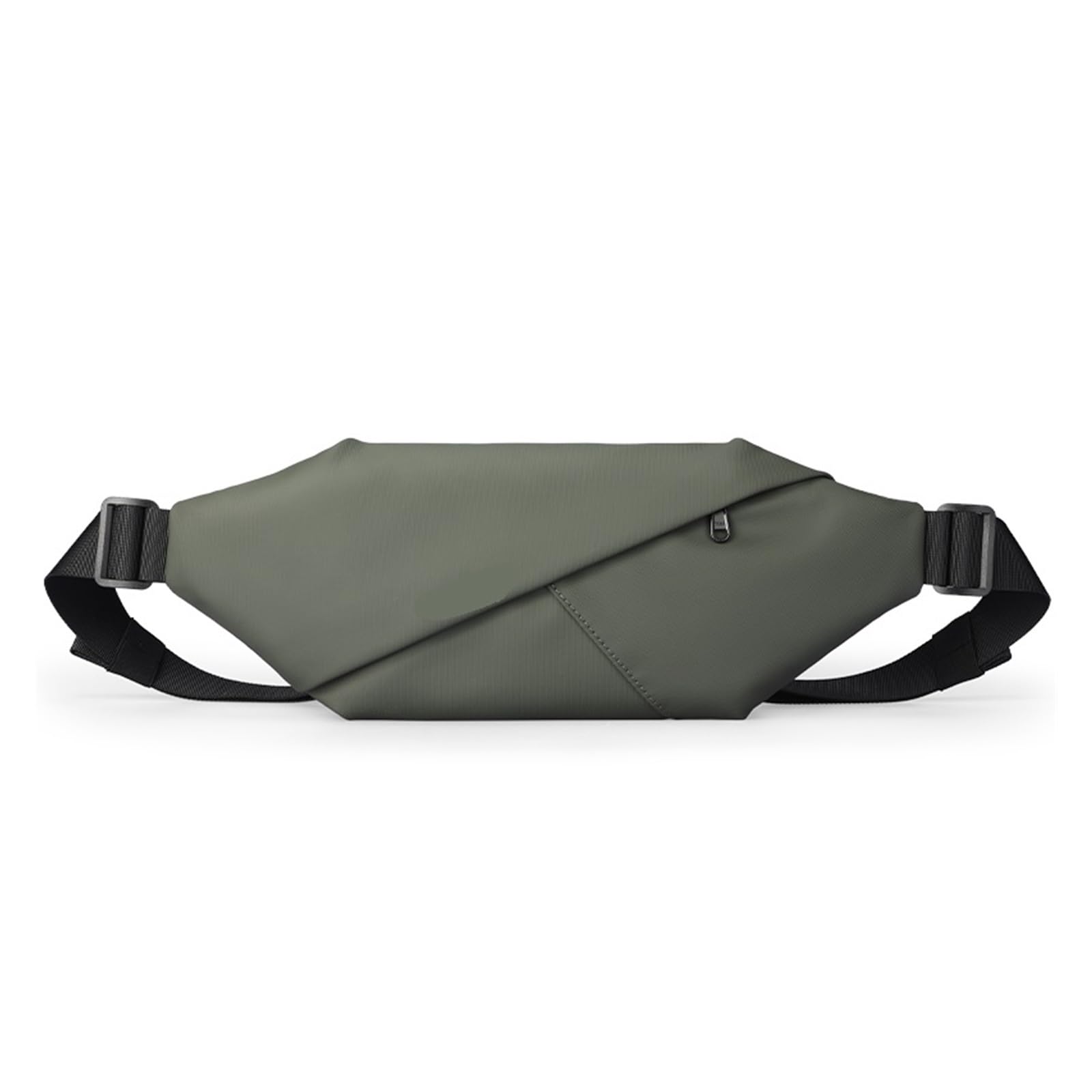 Sac De Poitrine Sac de Poitrine Sport, Sac à bandoulière, Mini Banane étanche for Hommes, s'adapte Un 7.9 Pouces(Green)