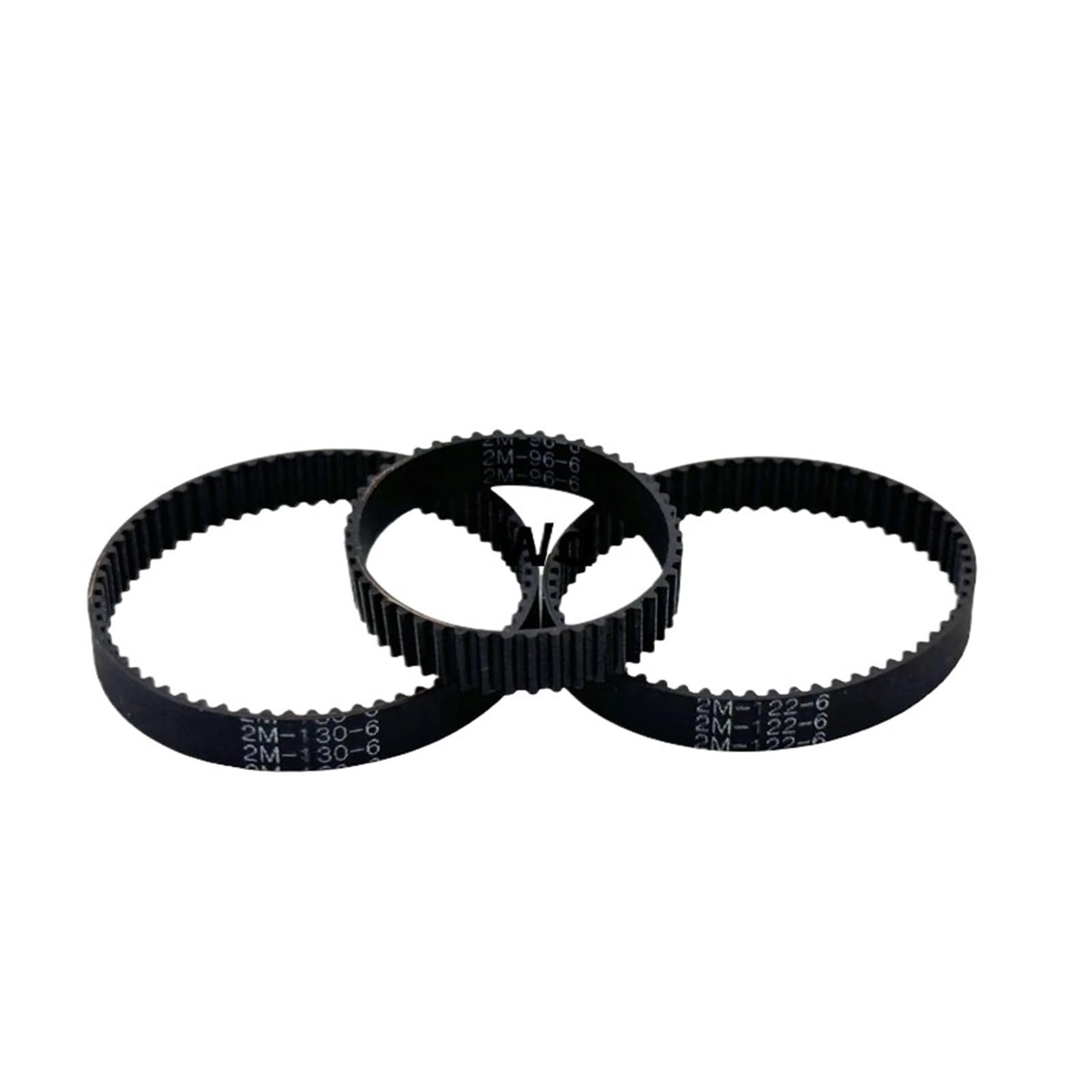 Courroie synchrone 2GT largeur 10mm boucle fermée caoutchouc GT2 82mm