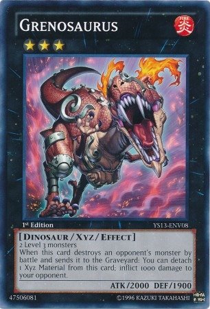 Carta Yu-Gi-Oh! Grenosaurus - Super Starter Power-Up Pack, Común, 1ª Edición, Monstruo Xyz De Fuego