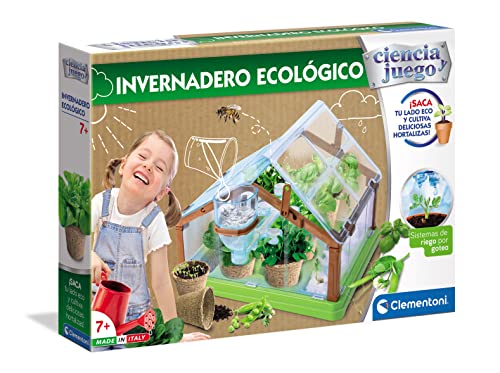 Clementoni - Invernadero Ecol&oacute;gico - Juego cient&iacute;fico a Partir de 7 a&ntilde;os,...