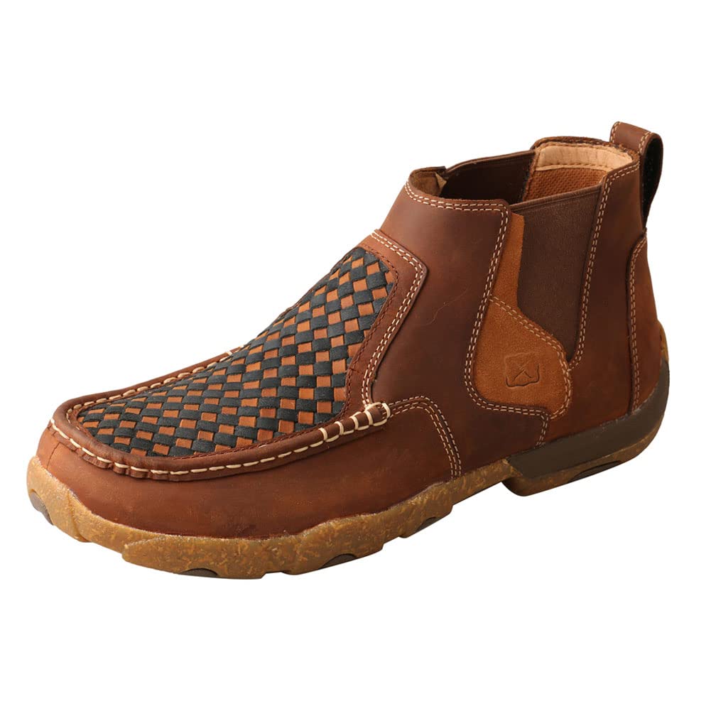 Twisted X Men's 4" Chelsea Driving Moc, Moc Toe