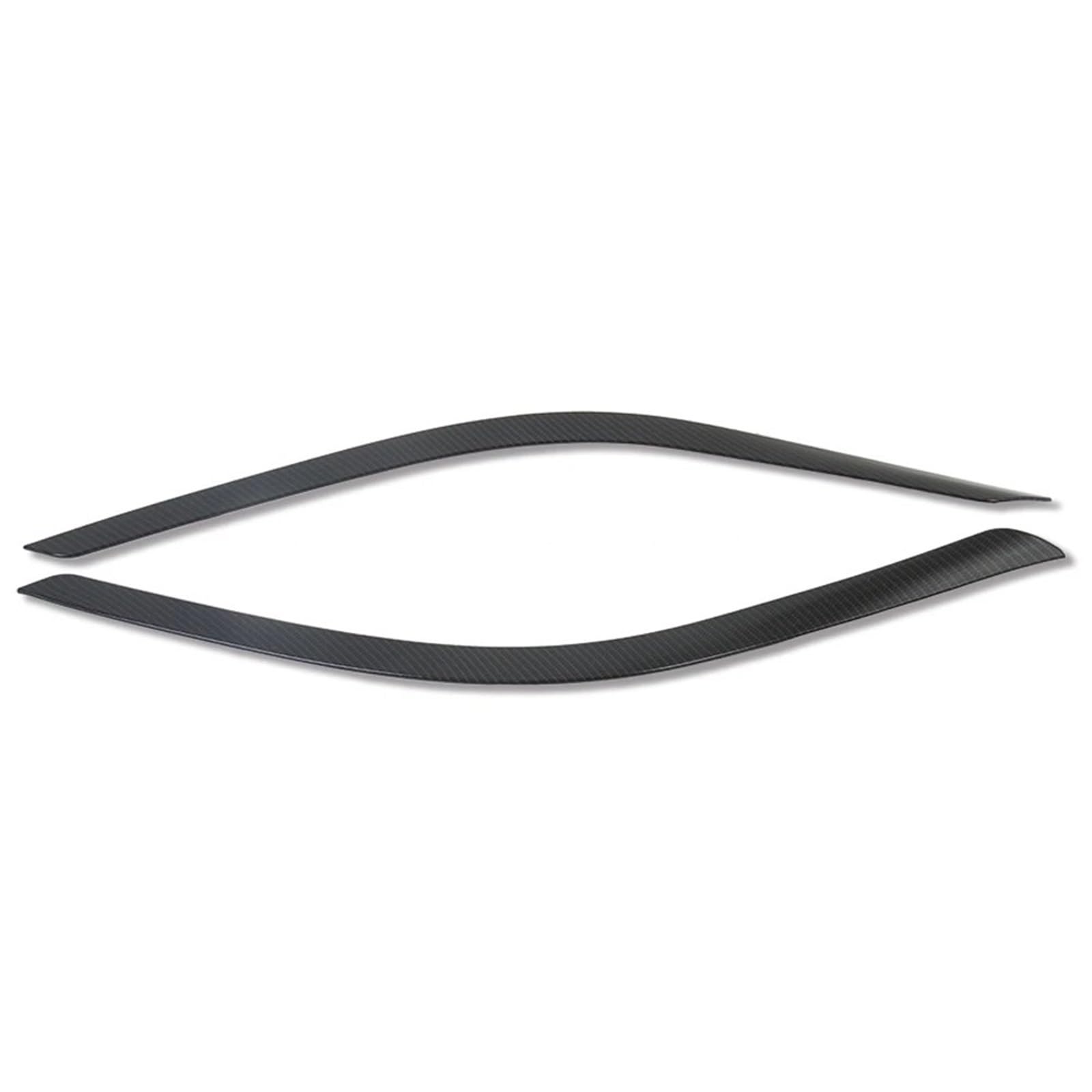 Casquettes de Phares Pour Toyota Pour CHR sourcil de Phare | Pour C-HR 2016-2022 lampe frontale paupière sourcil phare moulure garniture(ABS Carbon Fiber Style)