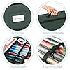 Hearth & Harbor Wrapping Paper Storage Container with Ribbon Storage Organizer - Christmas Storage Bag with Extra Interior Pockets - Gift Wrapping Organizer Storage Fits Up to 26 Rolls of 40" Length #3