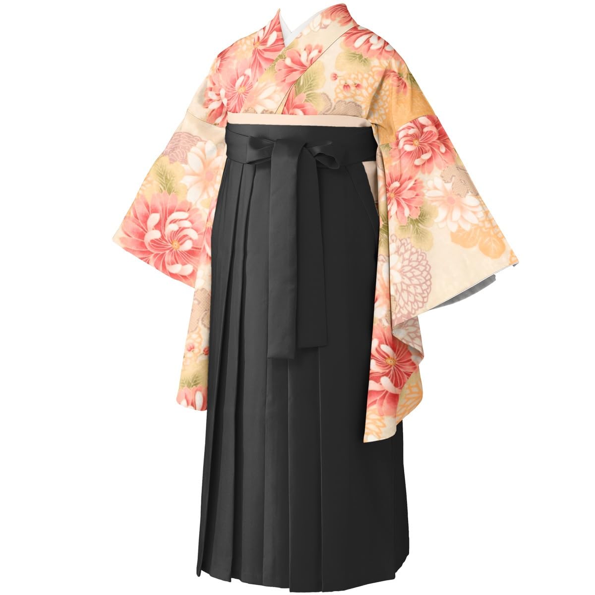 Amazon | [京のみやび] 卒業式袴セット ゆったりサイズ 大きいサイズ