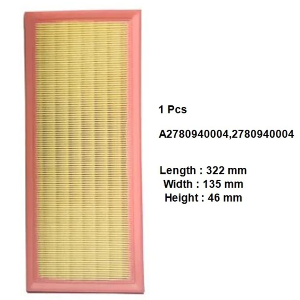 Filtr Powietrza Kabinowego dla Mercedes Benz CLS Klasa X218 C218 2010-2017, Filtr powietrza samochodowego A2780940004