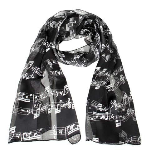 SERENITA Satin Scarf Hair Wraps for Women Music Note Gifts American Flag Bandana Shamrock Clover St. Patrick's Day Easter