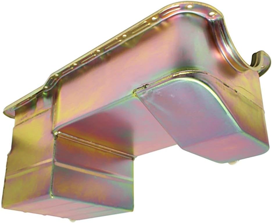 Steel Racing Oil Pan Fits 1979-93 Ford Mustang SB 302 5.0 – 7 Qt Capacity – Zinc Finish
