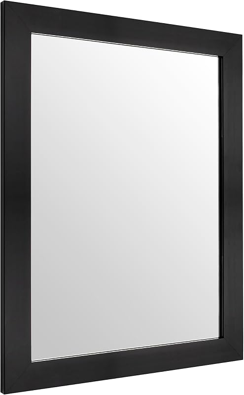 Ruomeng Wall Mirror Rectangle Decorative Mirror 12x16 Inch, Black | Decorative Wall Mirror for Bedroom Bathroom Living Room Dressing Room Entryway Small