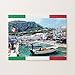 Scott397House Jigsaw Puzzles 1000 Pieces For Adults Large Piece Puzzle Capri Island Marina Grande, South Italy Harbor Fun Game Toys Birthday Gifts Fit Together Perfectly