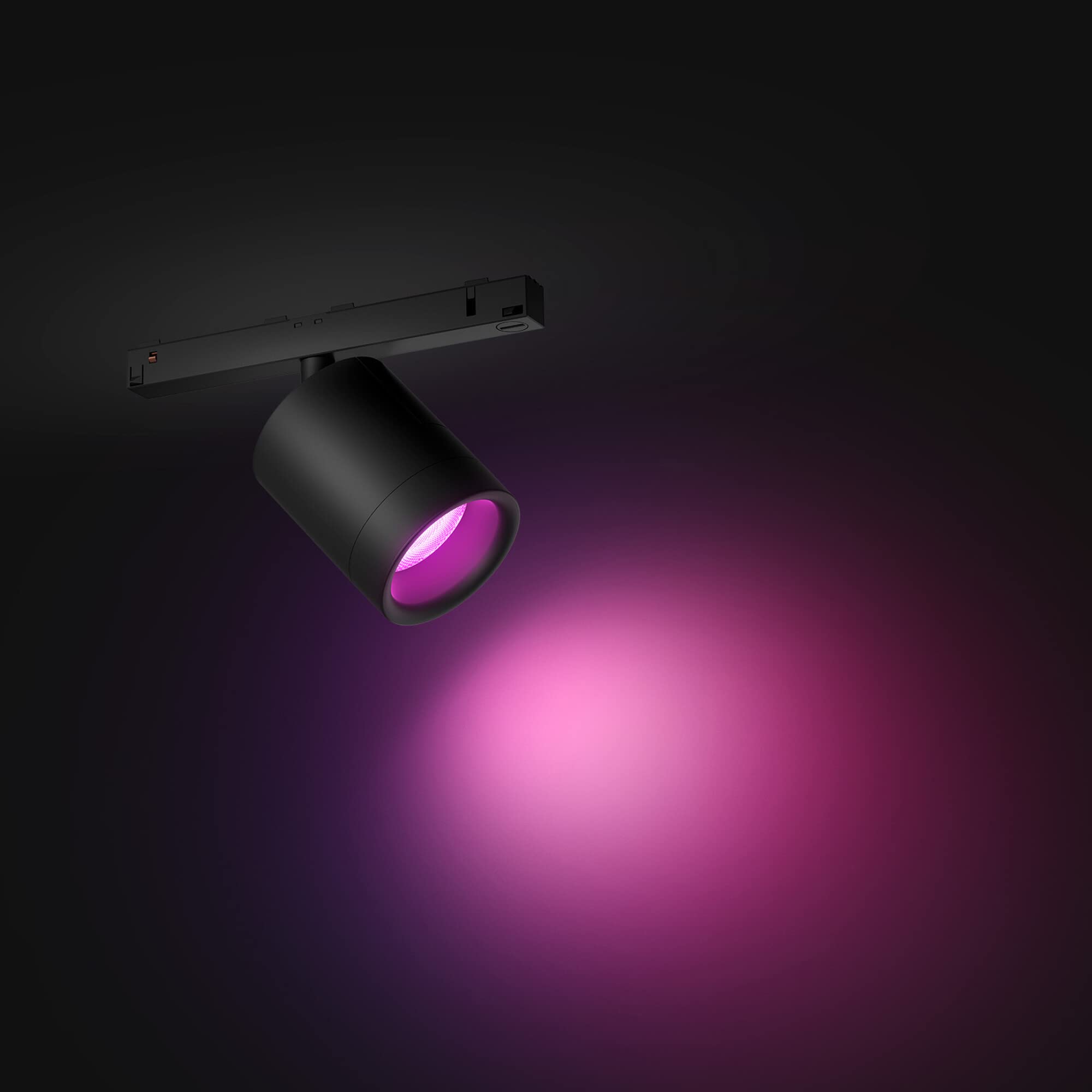 Philips Hue Perifo opbouwspot zwart uitbreiding wit en gekleurd licht