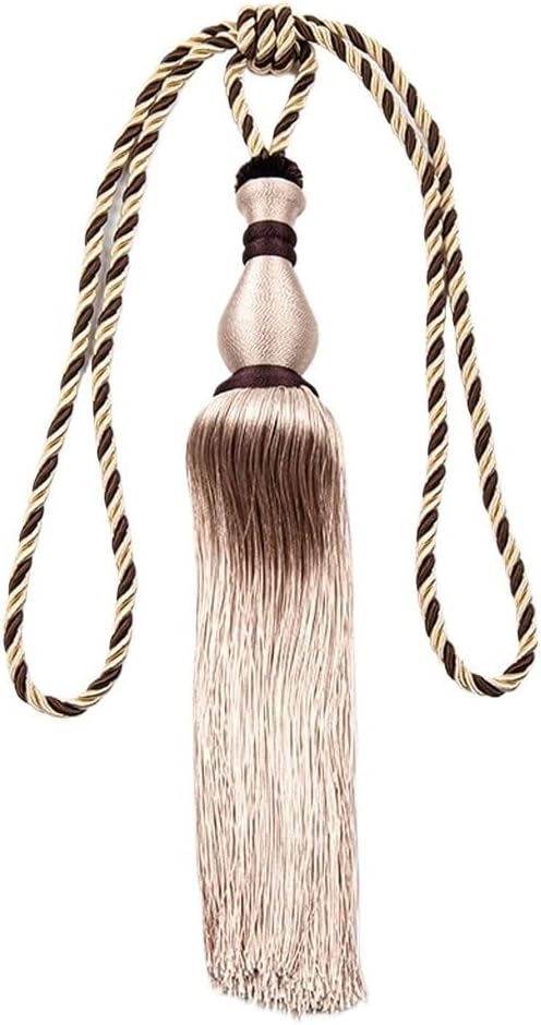 FMURY Wrapped Silk Ruyi Ball Tassel Curtain Strap Curtain Storage Hanging Ball