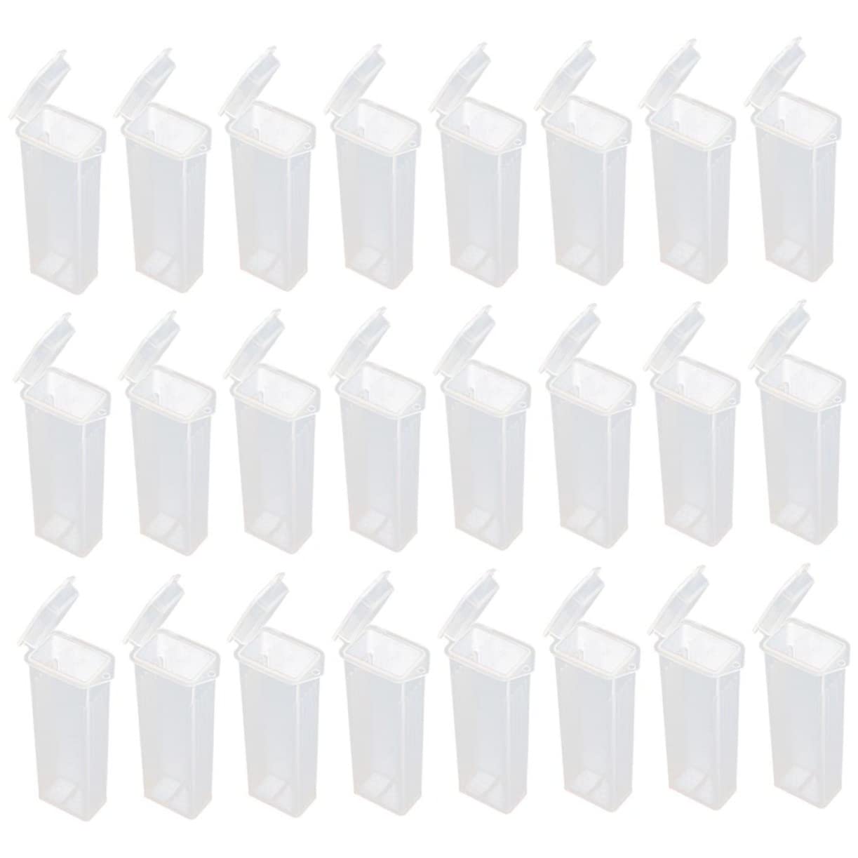 PRETYZOOM 50pcs Drying Microscope Slides for Specimens Holder Slides for Microscope Histology Lids Cassette Lab Coverslip Boxes Pathological Section Pathology White Pp.