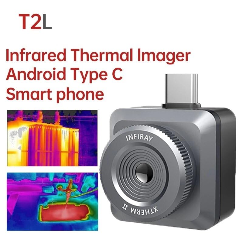 T2L 256 * 192 Thermal Imager Camera Infrared Thermometer Imager Industrial Tester Imaging Camera for Mobile Phone Android