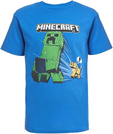 Minecraft Boys Boys Short Sleeve Regular FitT-Shirt