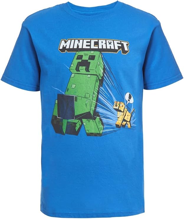 Minecraft Boys Boys Short Sleeve Regular FitT-Shirt