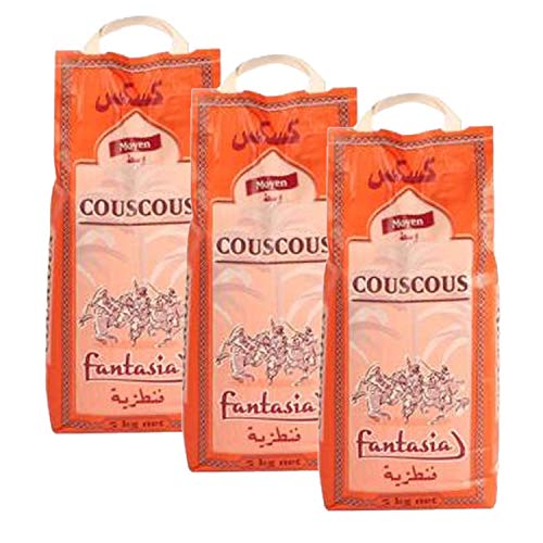 Lote de 3 cuscús medianos – Fantasia – Bolsa de 5